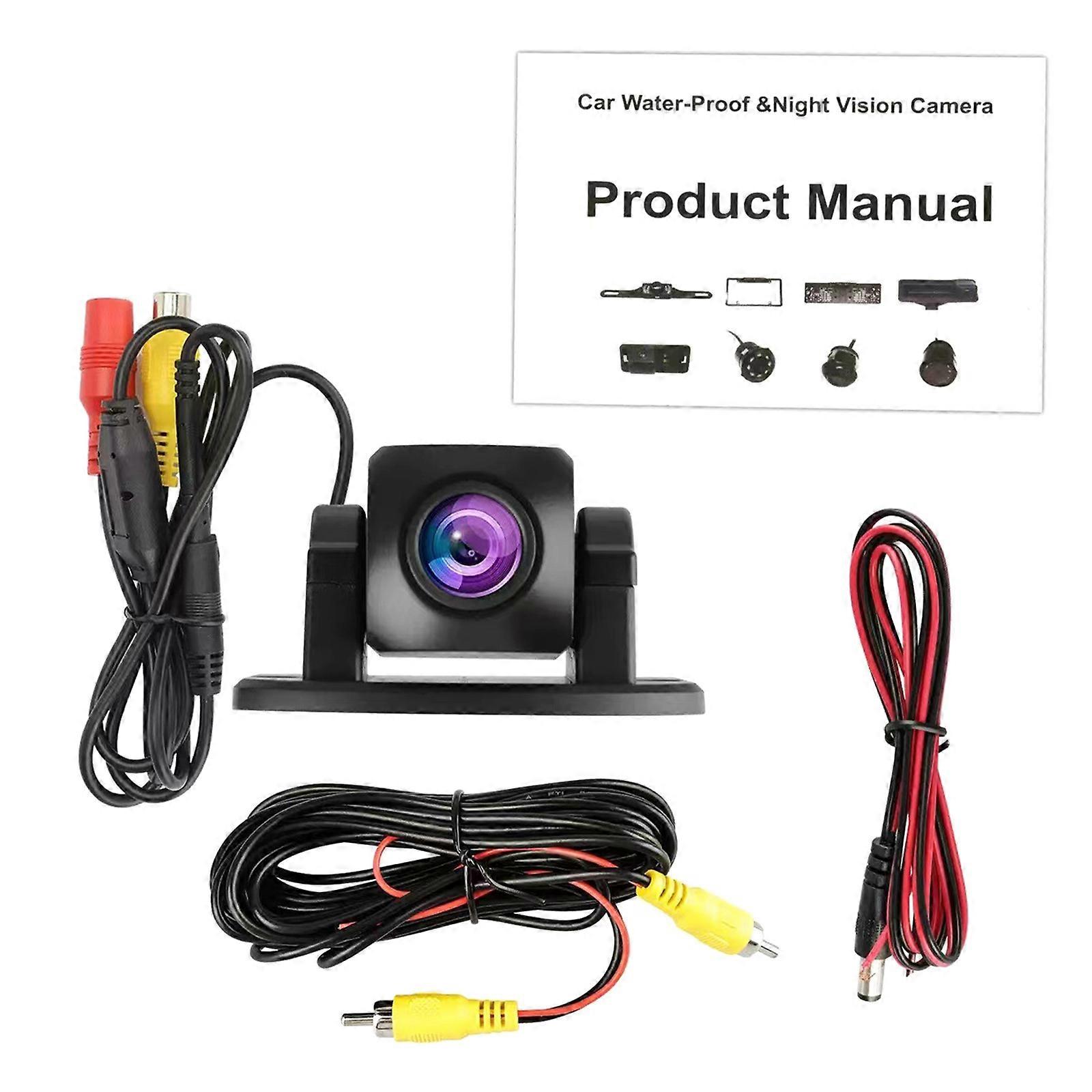 Rear View Automobile Camera with Starlight Sight Vehicle Backup Camera Car Rear View Camera ABS for Best Nighttime Use Multicolor