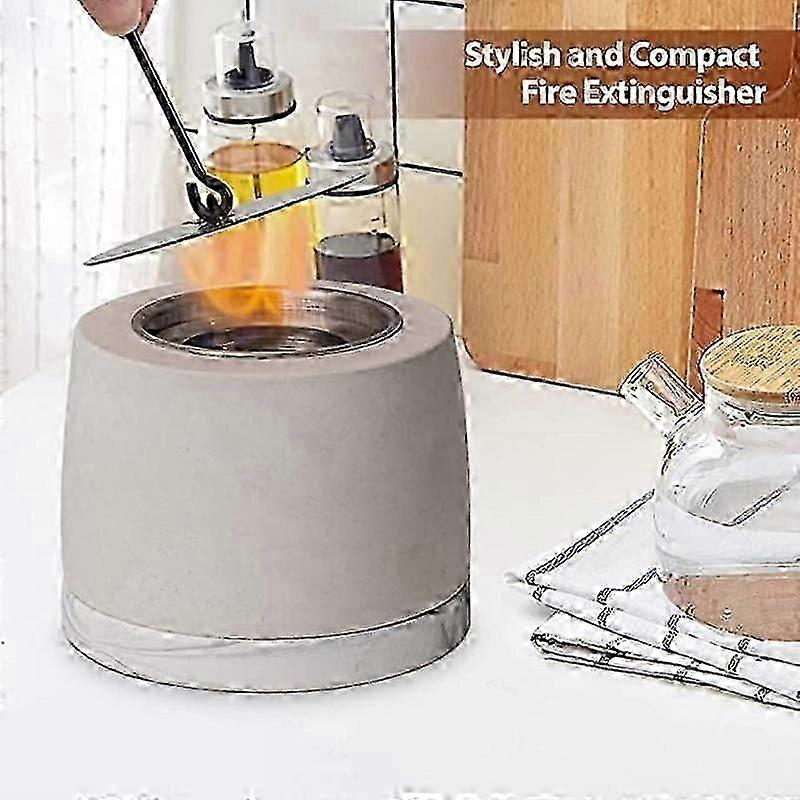 دائم الجدول الأعلى النار حفرة السلطانية المحمولة البسيطة الكحول موقد الموقد الخرسانة Firepit منضدية النار