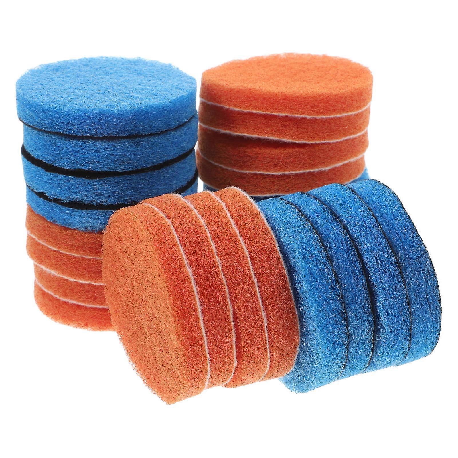 Cleaning Sponge Buffer Pads High Efficiency Cleaning For Floor And Bathroom Assorted Color 24Pcs