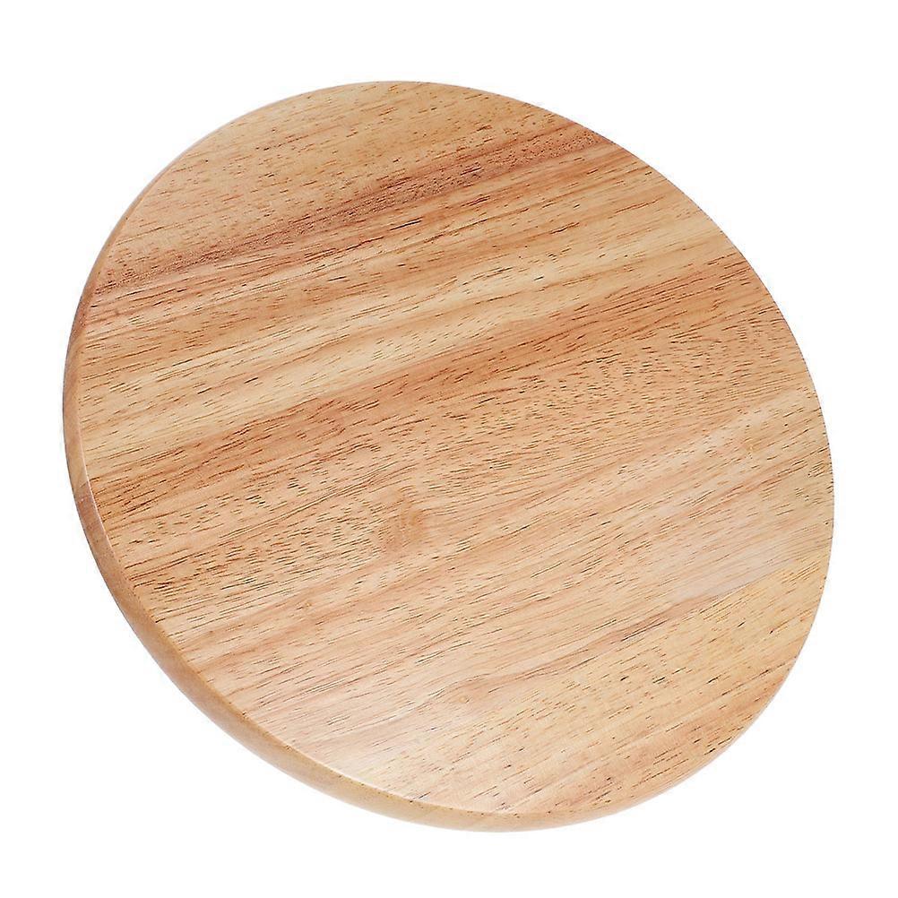 Ergonomic Solid Wood Stool Replacement Seat for Home Use Khaki