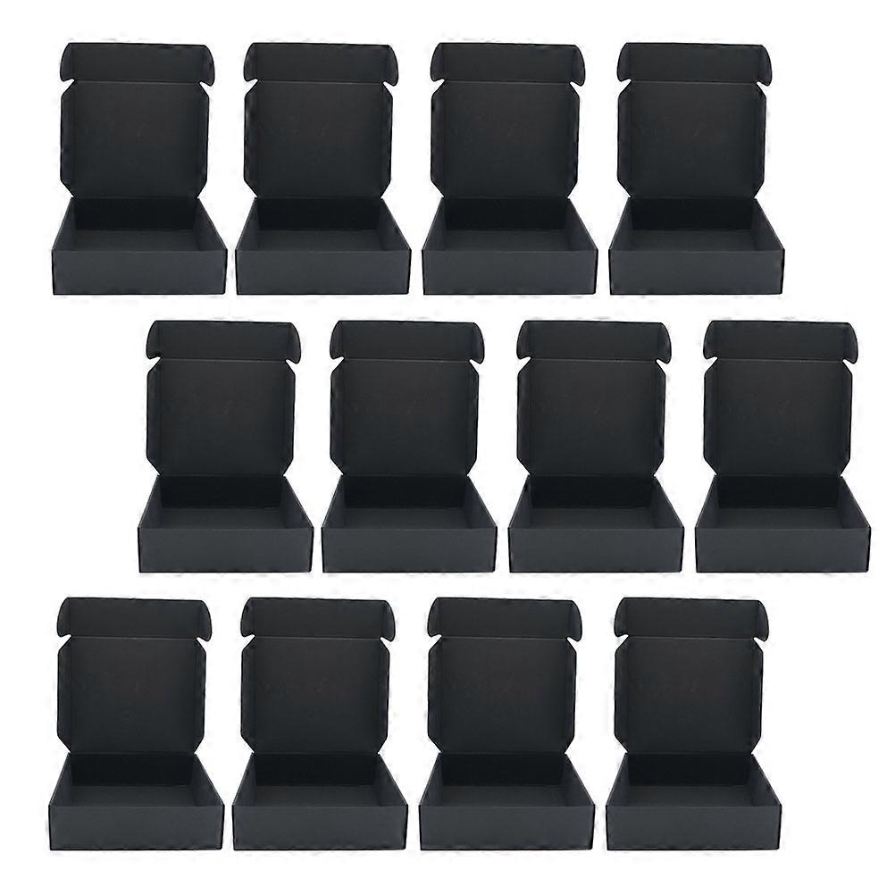 Black Convenient Packing Boxes for Storage with 24Pcs Paper Boxes