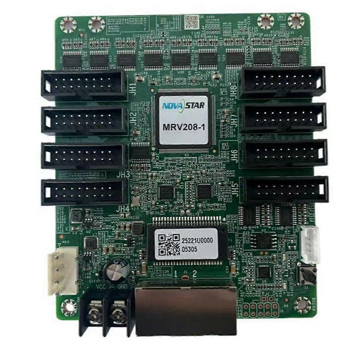 MRV208-N Full Color Large LED Video Screen Receiving Card Cassette 8 HUB75E Ports Interface 256x256 Pixels Controller