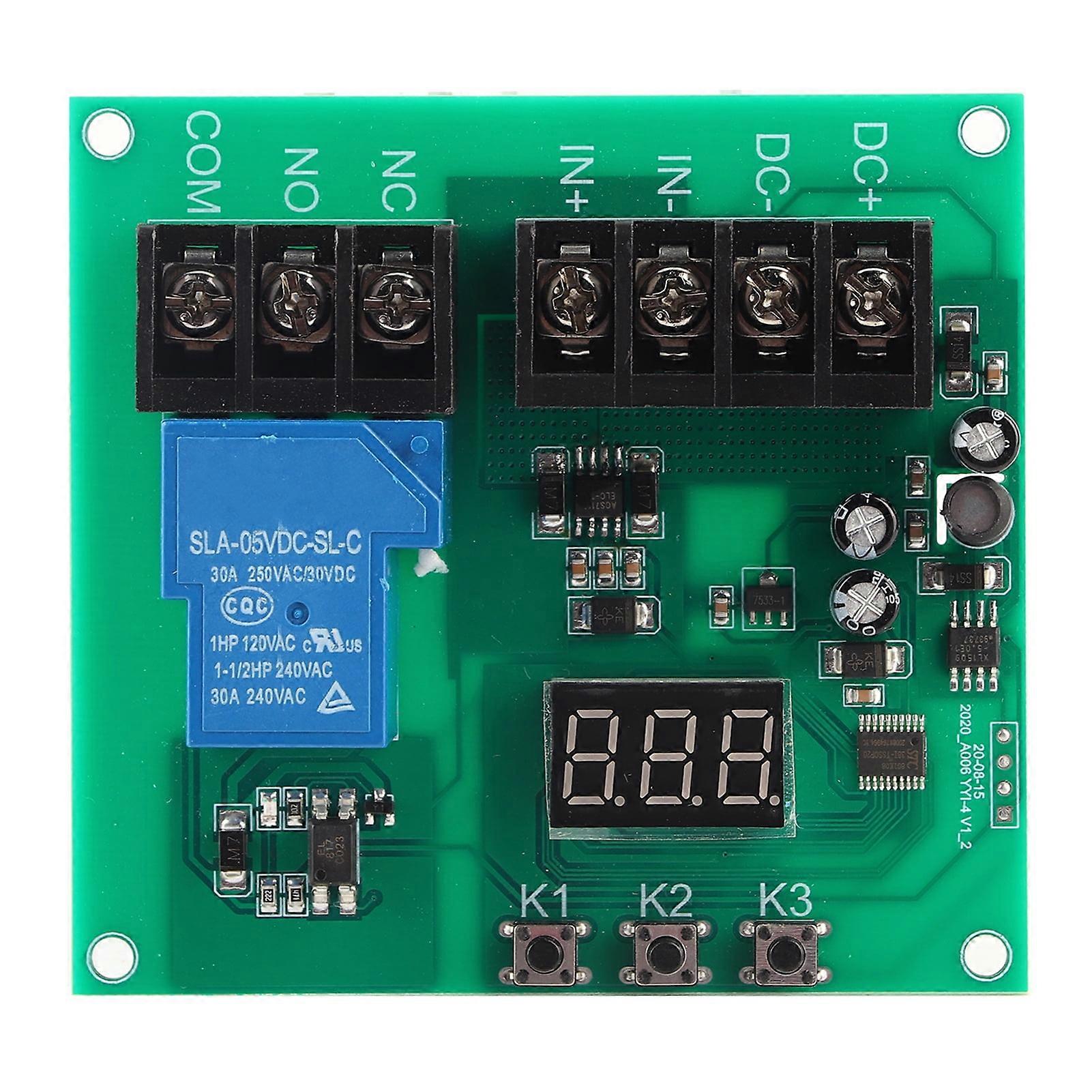 DC Current Detection Module, 7-30V 0-30A Multifunction Error Calibration Current Detection Module High Accurate for Industry