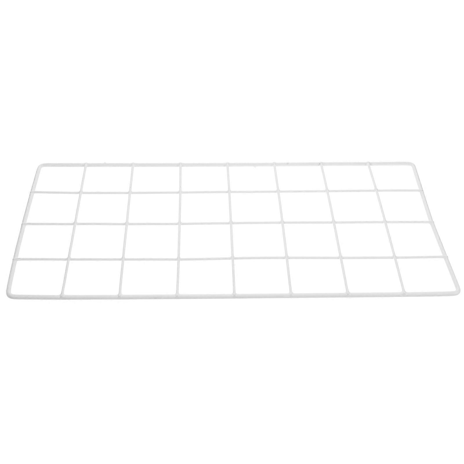 Wire Wall Grid Panel for Wall Storage 5Pcs White Iron Grid Panel