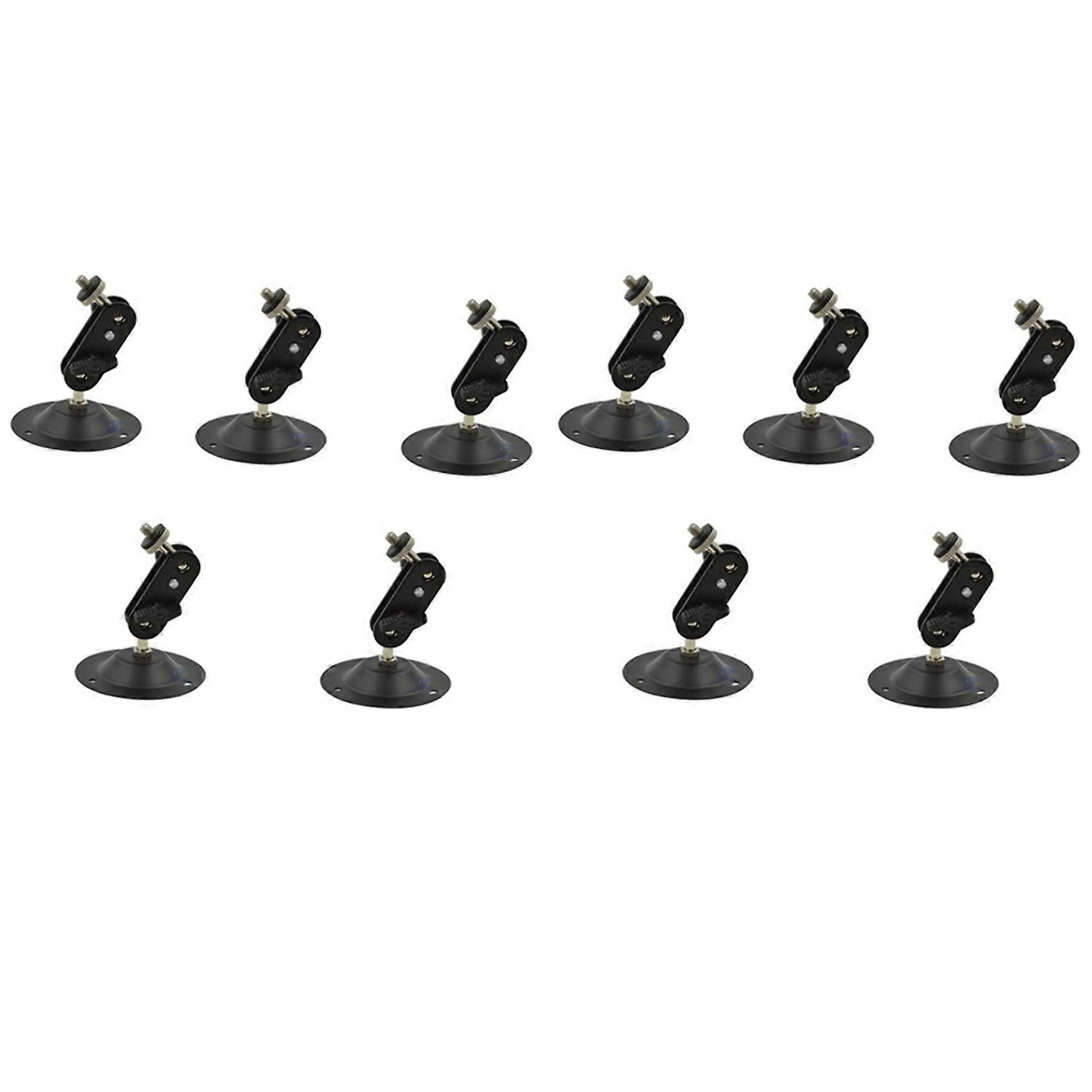 Camera Wall Mount Bracket,Monitor Holder,Black Speaker Brackets,Indoor Outdoor Ceiling Wall Mounts Projector Stand 10PCS
