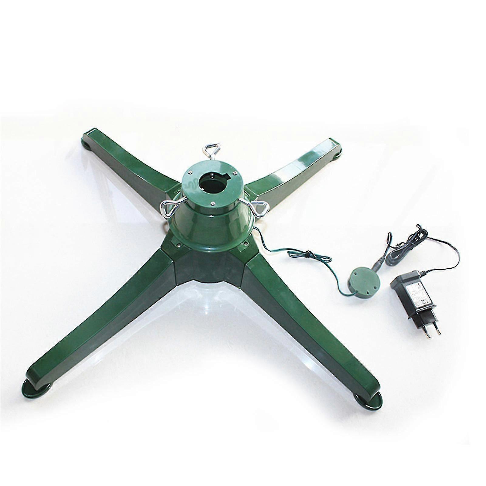 Electric Christmas tree stand with rotating feature and heavy base