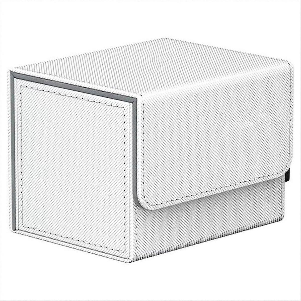 100+ Trading Card Deck Box Game Card Case Protector White