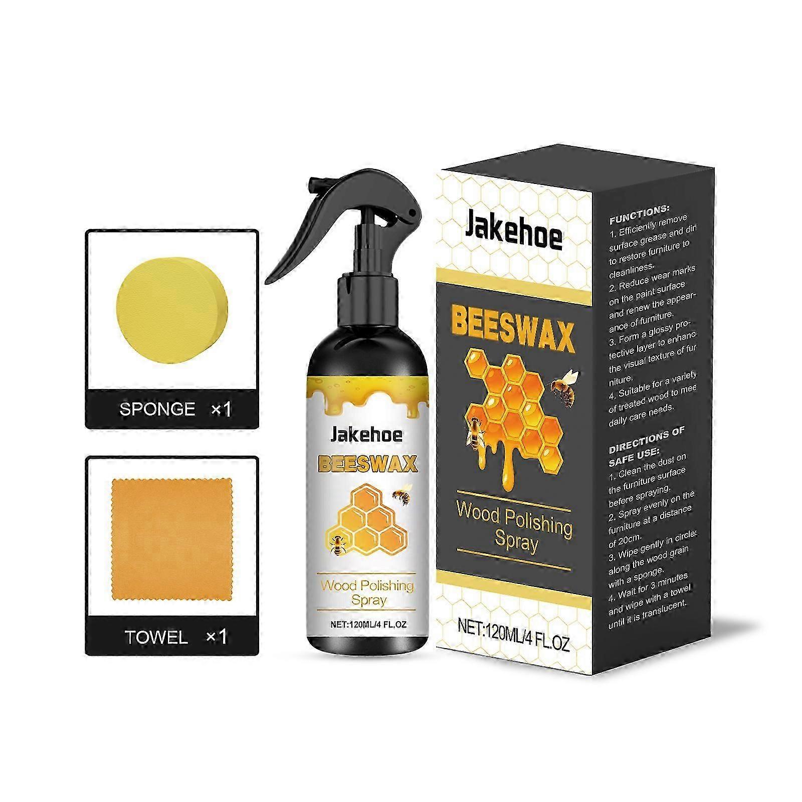 beeswax care spray is enriched with natural beeswax