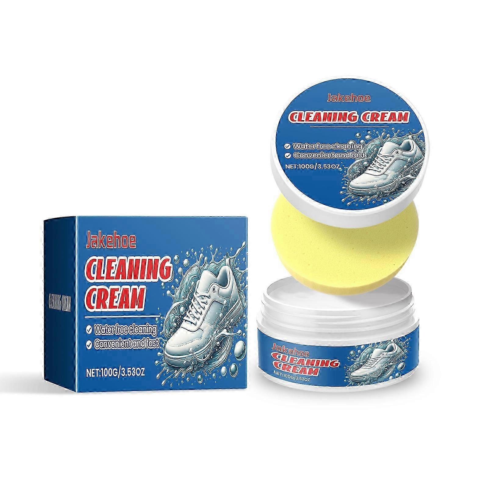 White Shoe Cleaning Cream effectively tackles tough stains