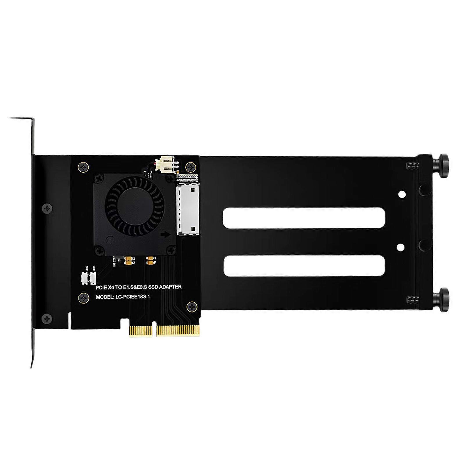 Pcie 5.0 4X To U.2/U.3 Hard Disk Adapter Card PCIE Gen5.0 4X To U.2/U.3 (SFF-TA-1002) Hard Drive Adapter Multicolor