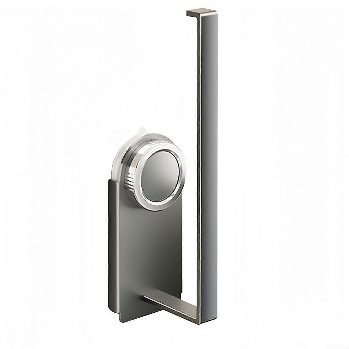 Paper Towel Holder with Removable Suction Cup for Kitchen and Bathroom, SpaceSaving Design, Grey