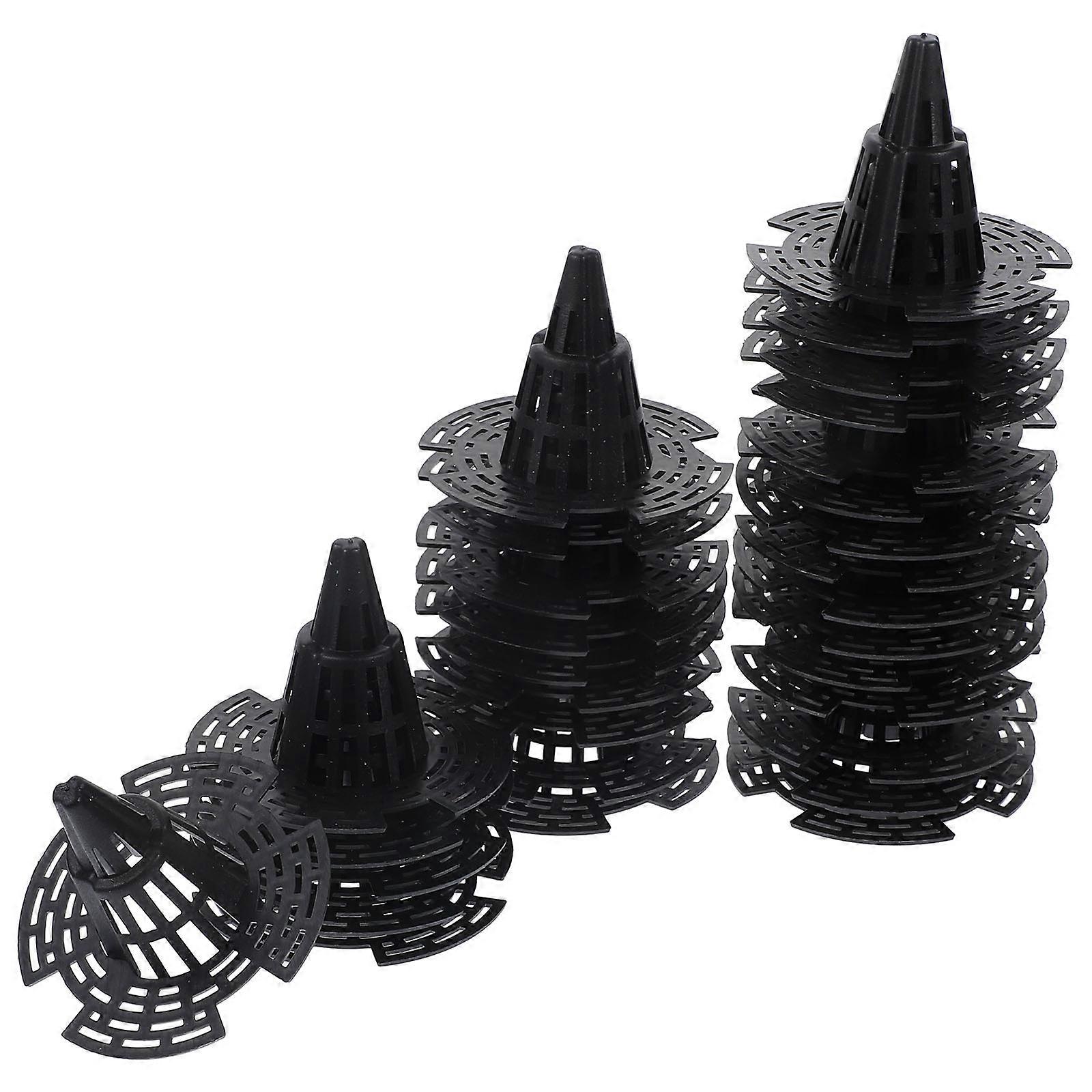 Plastic Mesh Pad Planter Insert for 90Pcs Cone Flowerpot Bottom Cushions