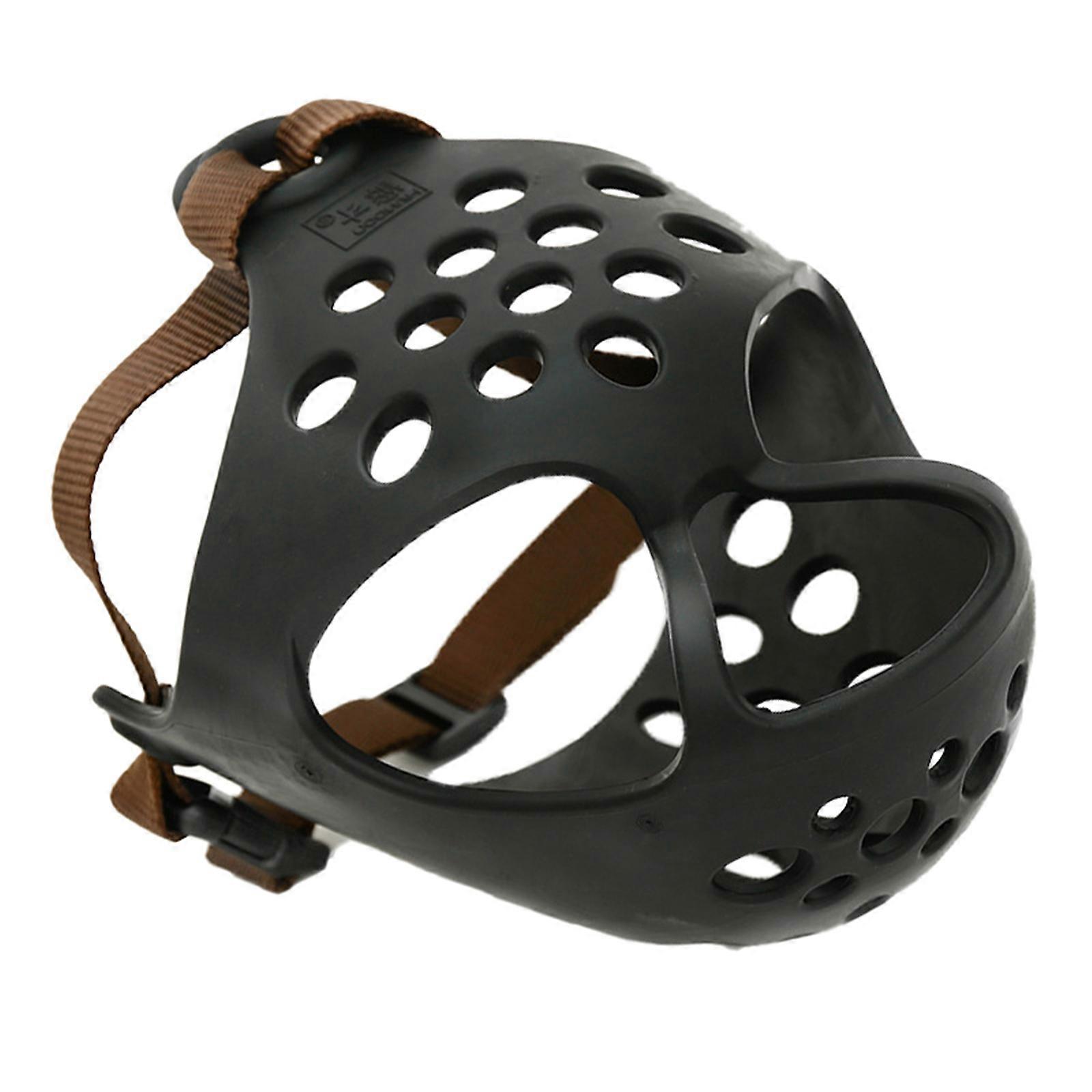 كمامة حارس غطاء تدريب آمن للكلاب العدوانية حزام قابل للتعديل وقف العض للجمهور منع العض XL