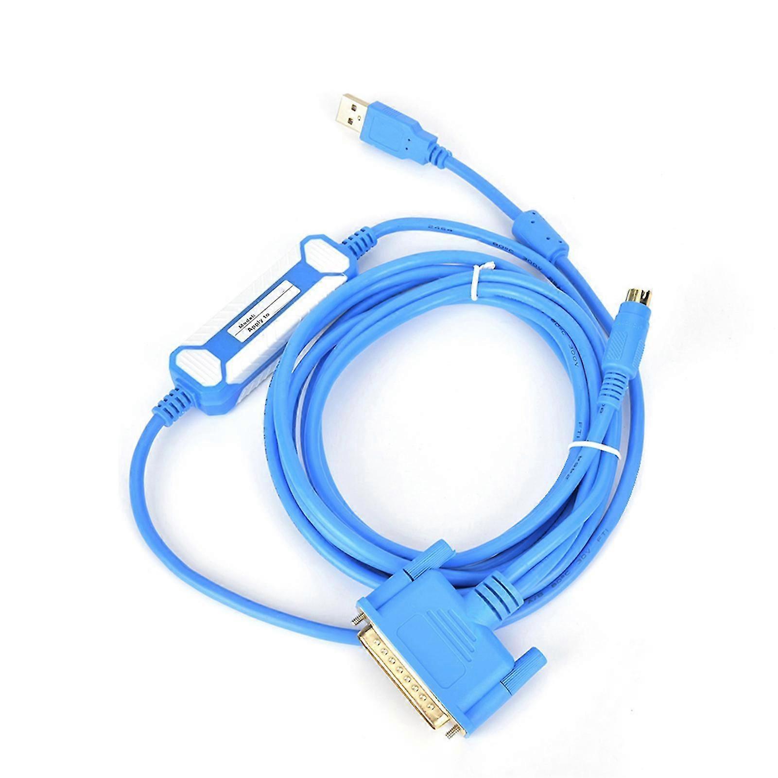 Mitsubishi PLC Programming Cable USB-SC09, 3 Meters-JJ