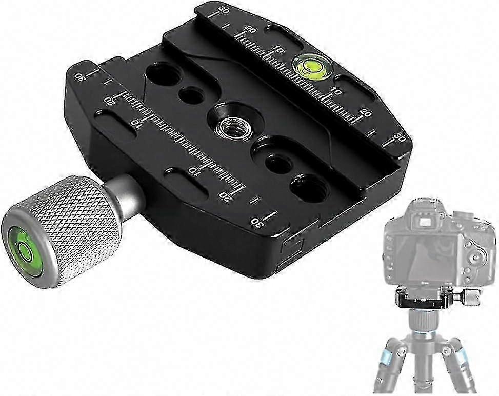 Arca Swiss QR-70N 3/8" Quick Release Plate with Levels for Tripod Monopod Ball Head Camera Clamp