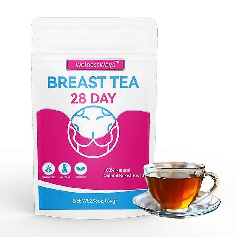 תה להגדלת חזה ל-28 ימים - תה צמחים טבעי להגדלת חזה וגדילה