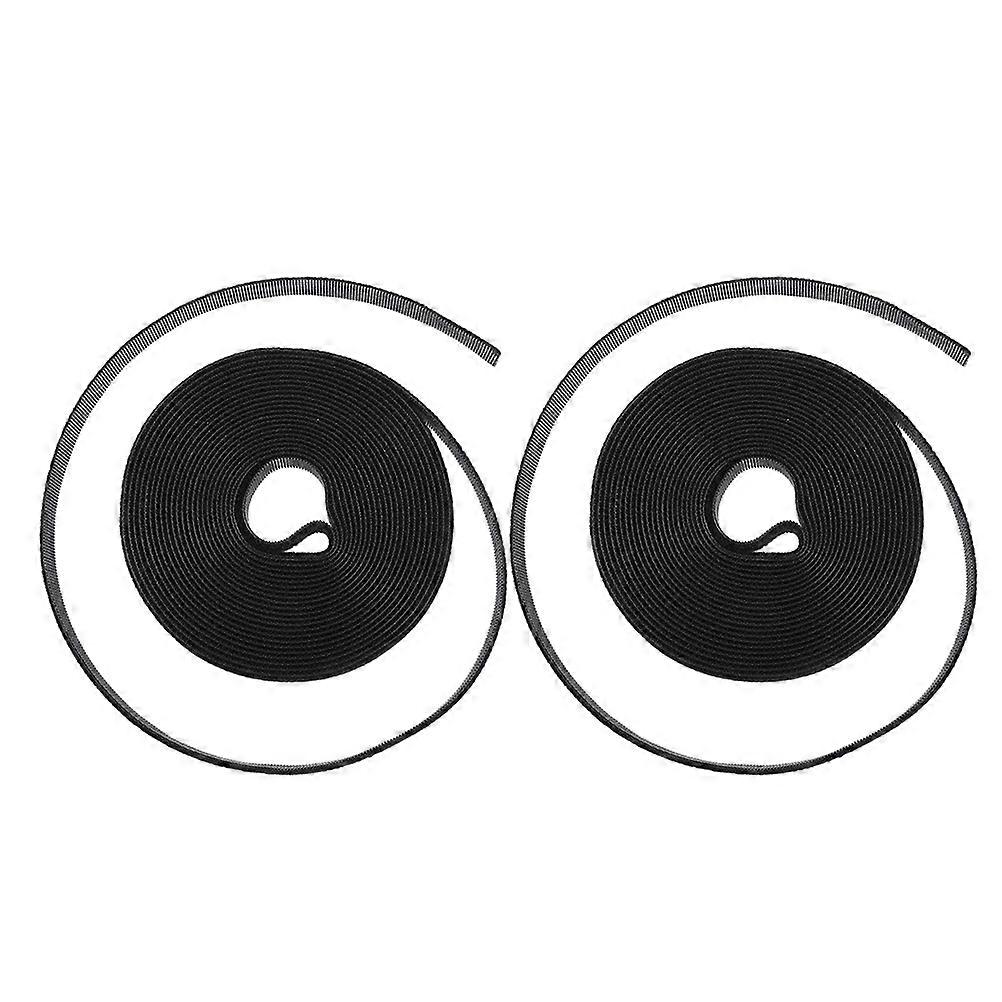 Wire Management Cable Tie 4 Rolls For General Users 1.5Cm Black Cable Organization