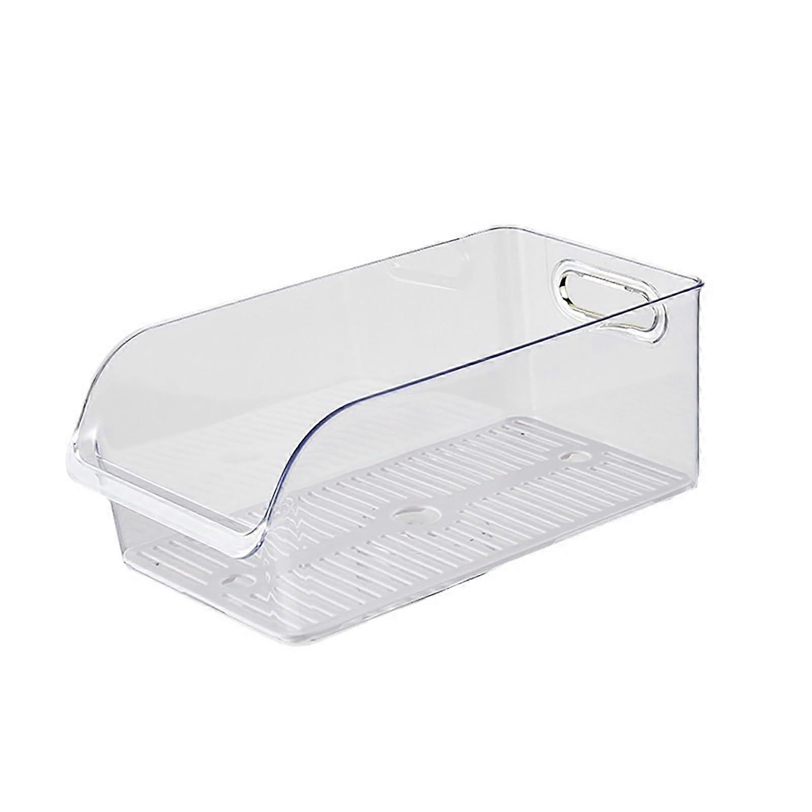 Refrigerator Storage Box Clear Large Capacity FoodGrade Fridge Organizer for Kitchen