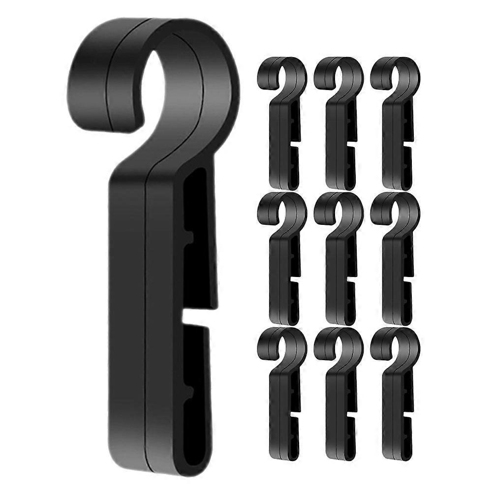 Headlamp Clip for Hard Hat Durable Plastic Hard Hat Light Clips 24Pcs