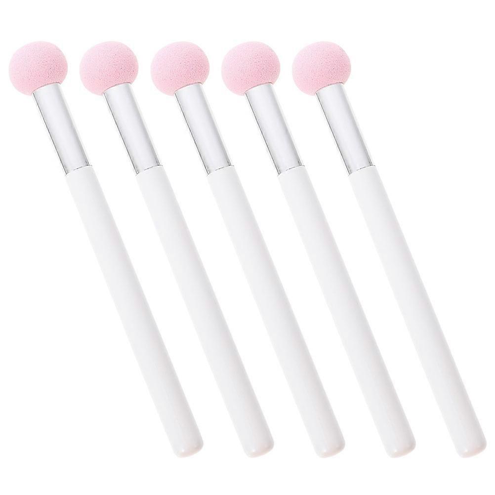 Pink Foundation Sponge Makeup Puff Applicator for Women 5Pcs Pack
