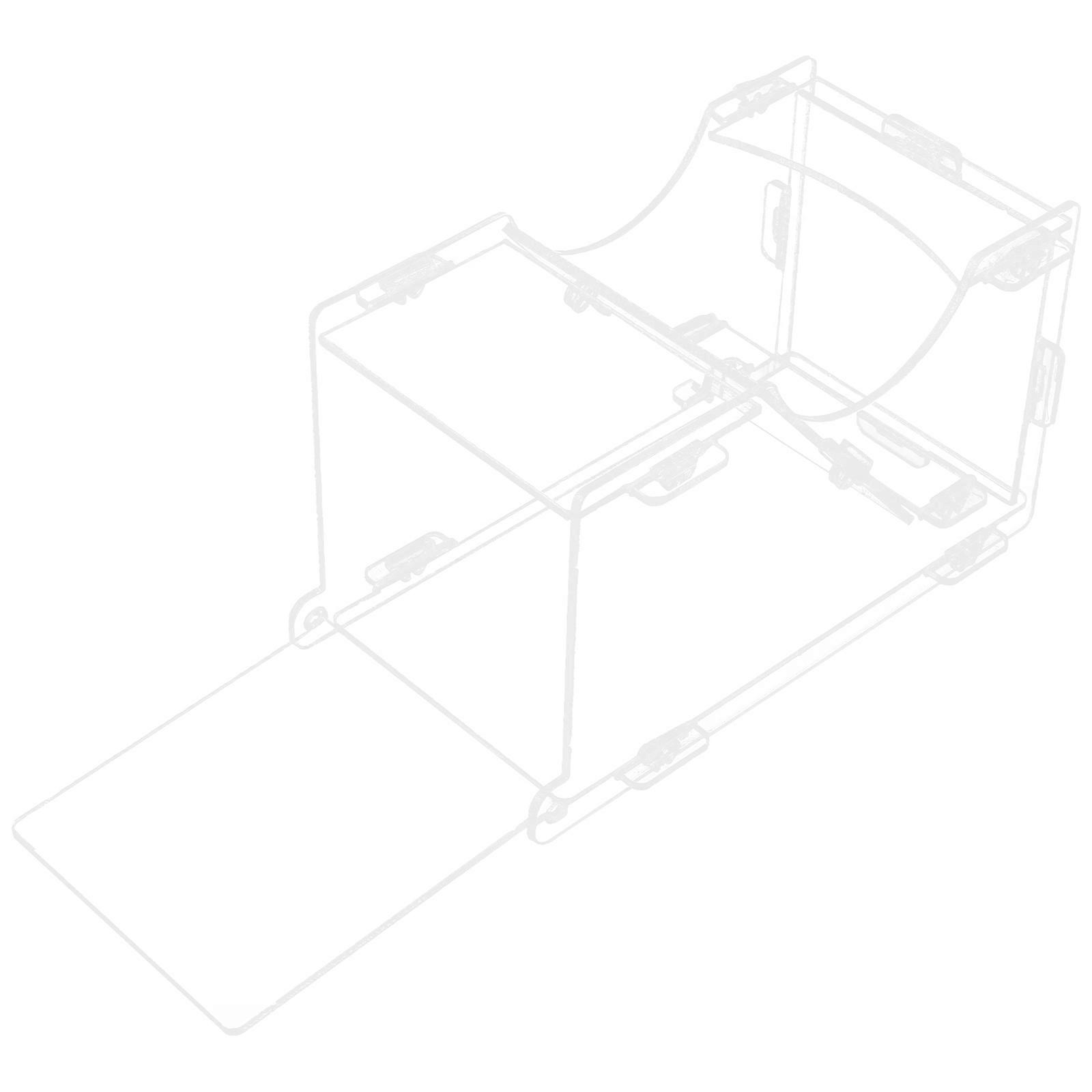 Automatic Hamster Feeder Acrylic Food Container for 2Pcs Small Pets