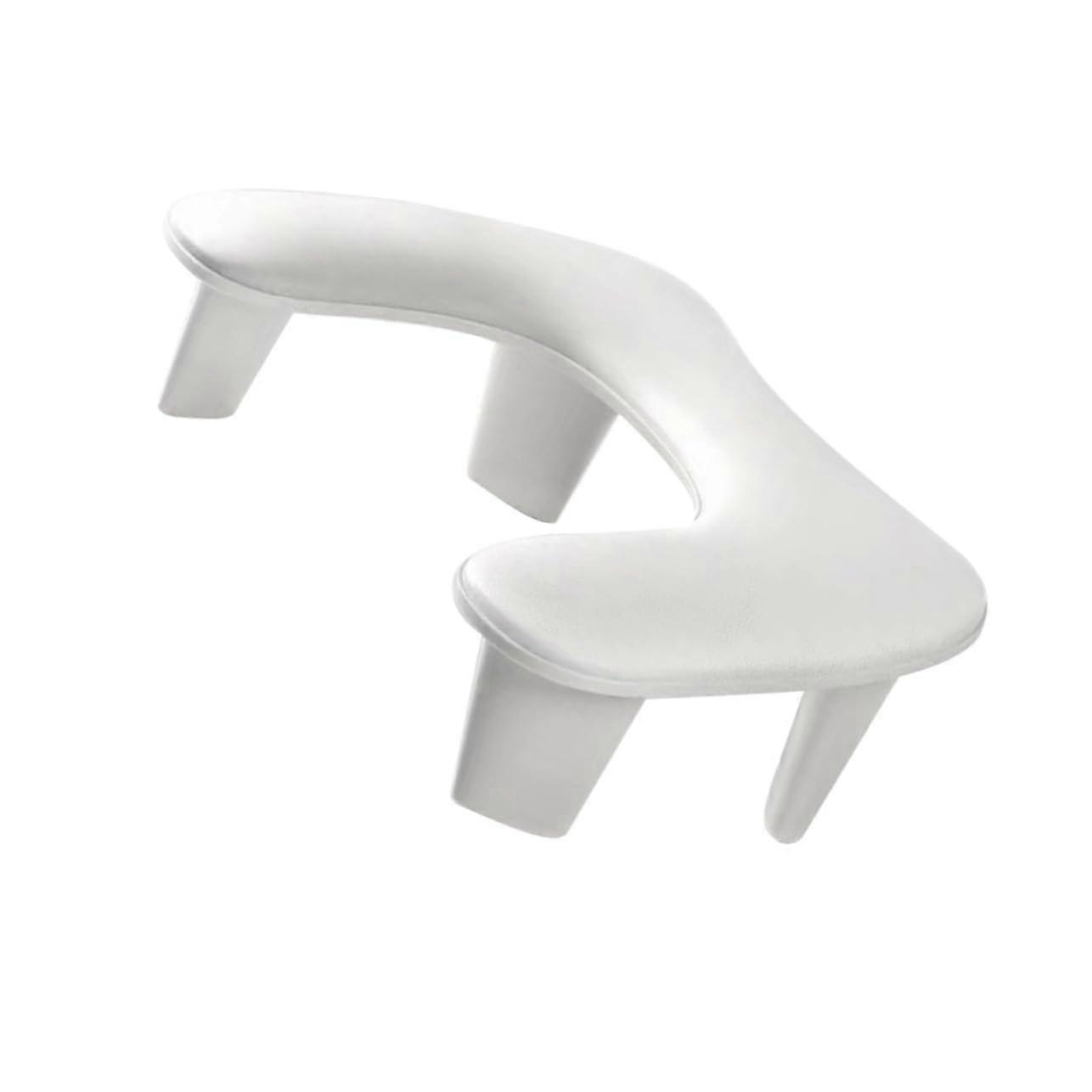 UShaped Nail Armrest Manicure Hand Rest with Adjustable Soft PU Cushion for Comfortable Support