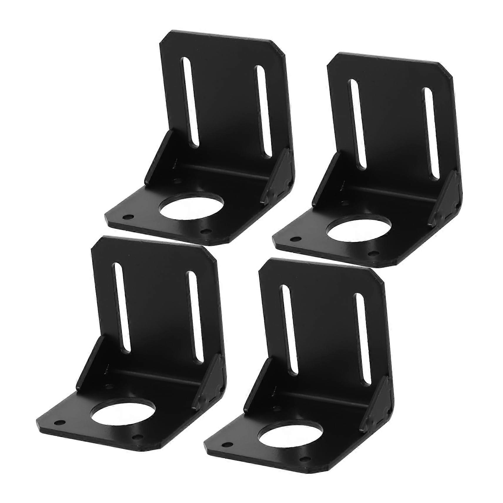 4pcs Adjustable Gear Stepper Motor Mounting Bracket Set for Versatile Compatibility and Easy Installation