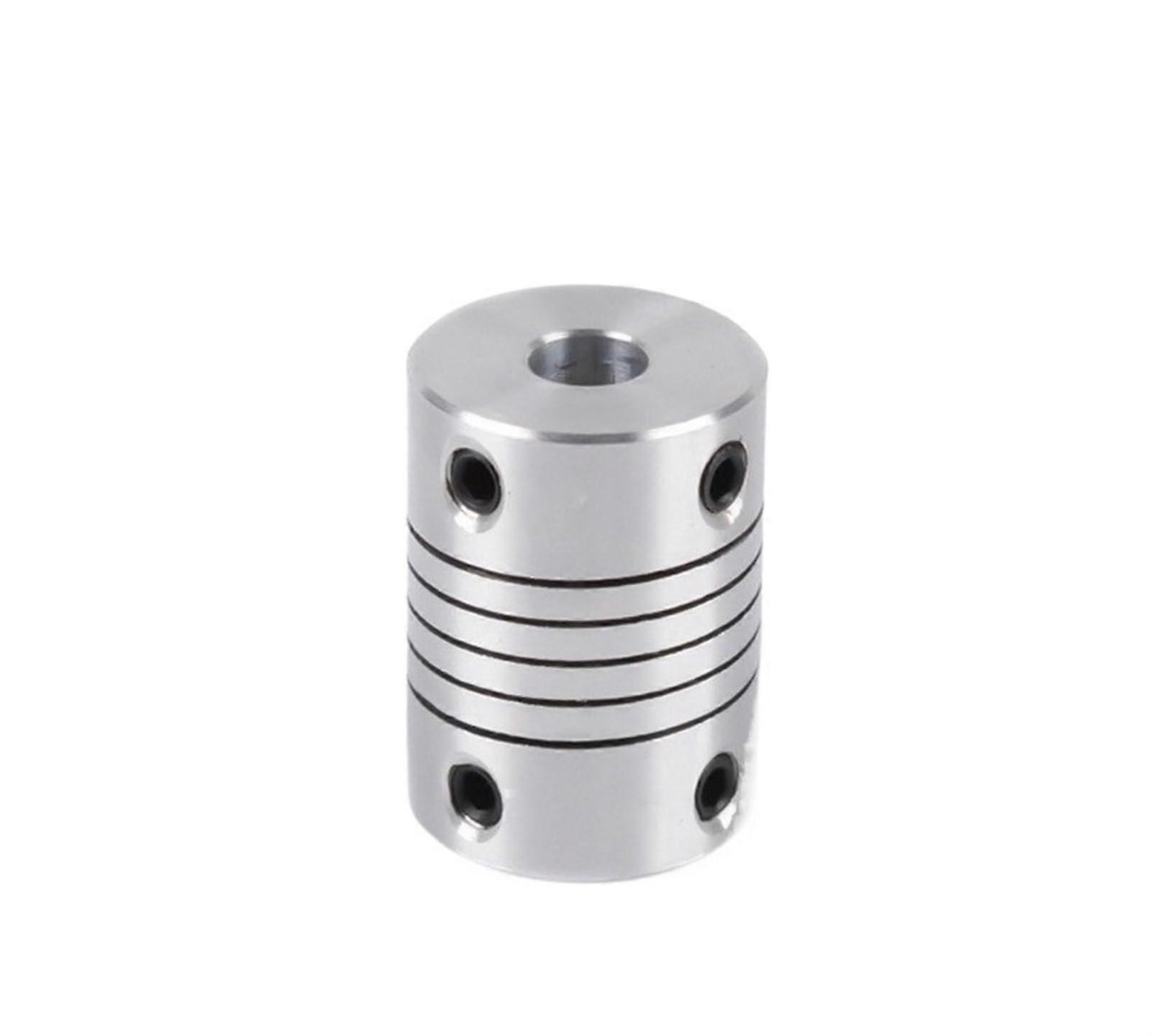 D12L18 Aluminum Alloy Flexible Shaft Coupling for 3D Printer Encoder 26mm Stable Performance