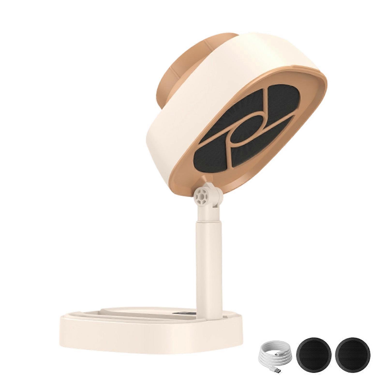 Portable Kitchen Hood Purifying Fan with ABS Texture Quiet Efficient Extractor Fan Suitable for Desktop Countertop Use Multicolor