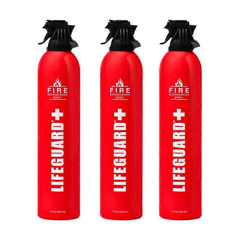 Lot de 3 extincteurs à aérosol, non toxiques et écologiques, à extinction rapide pour la maison, la cuisine et la voiture.