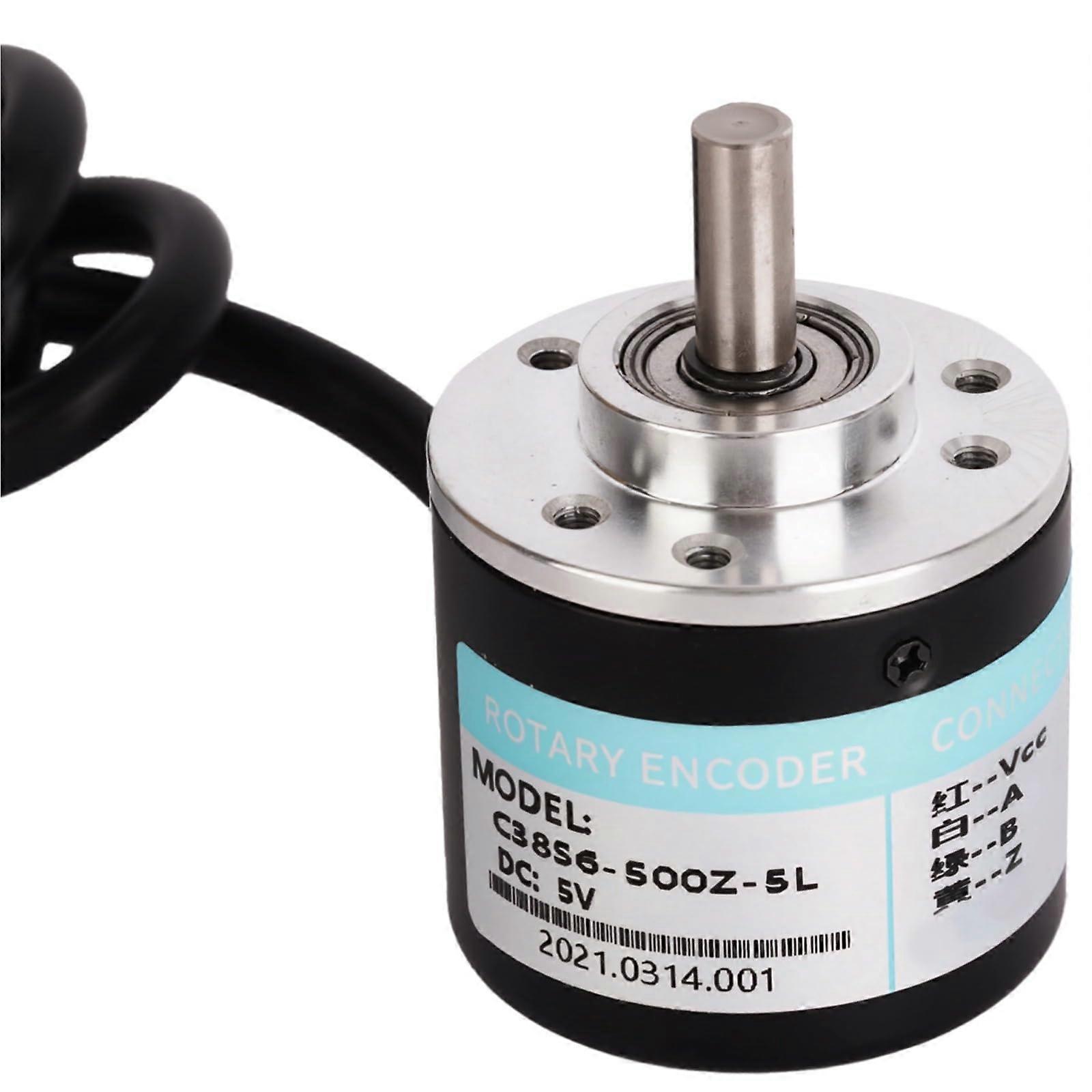 Optical Rotary Encoder 6000 RPM 5V DC with Push Button Metal Shell for  Precision Motor Control