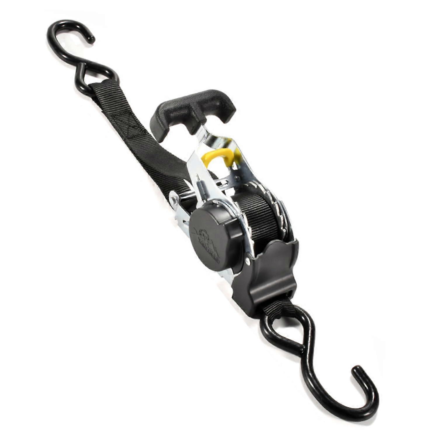 Retractable Ratchet Tie Down Strap 680kg Load Capacity Automatic Rewinding for Car and Motorcycle