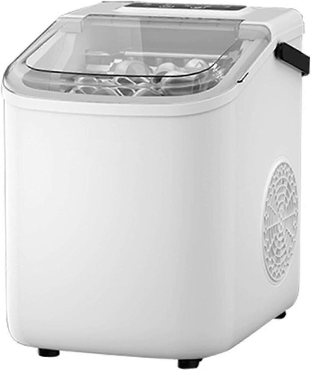 Countertop Ice Maker with Handle, Fast Quiet SelfCleaning for Home Kitchen Office Bar