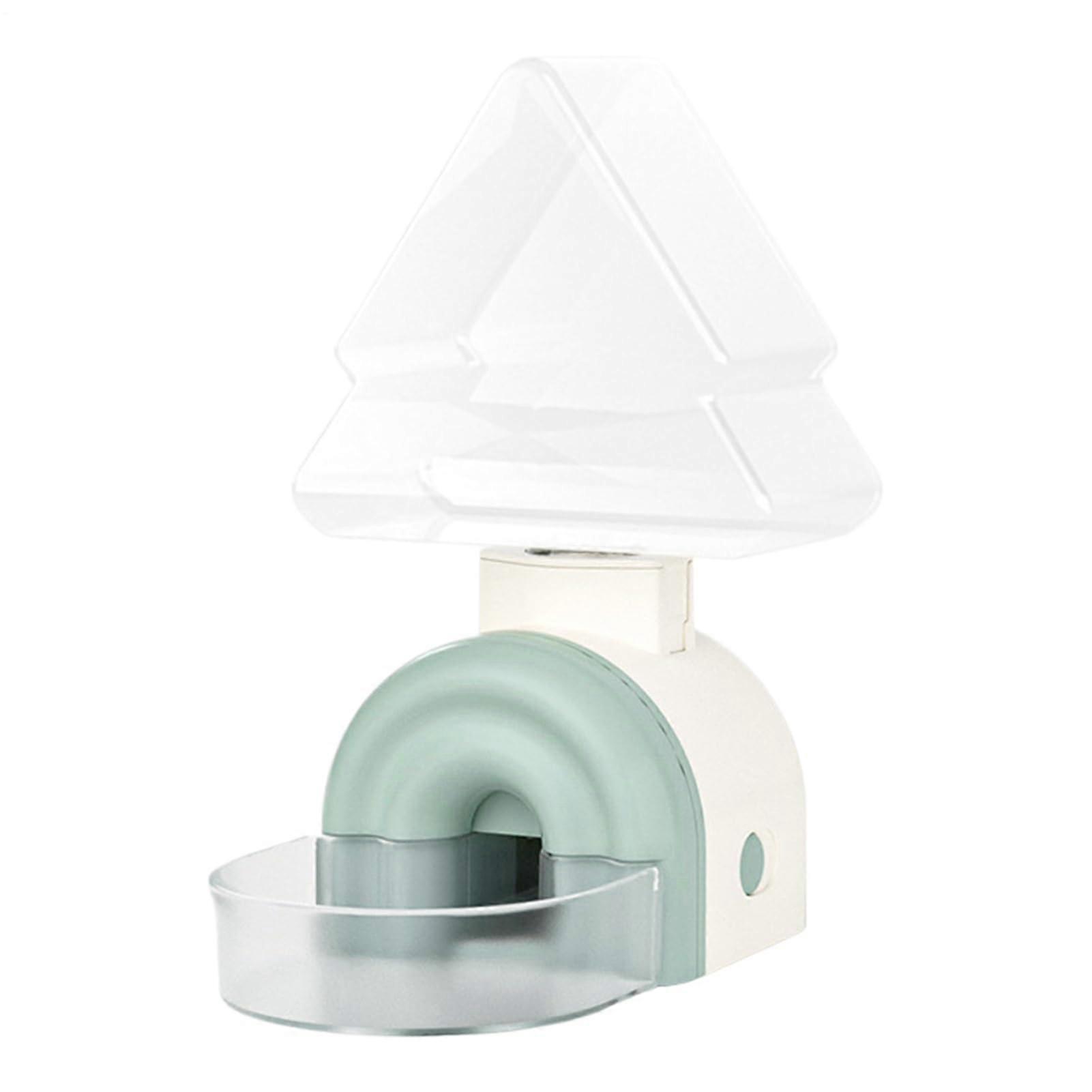 Small Pet Water Dispenser 520ml Automatic Hanging Bottle for Bunny Squirrel with Pine Tree Design