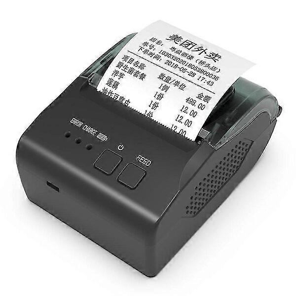 58mm Receipt Printer Supporting QR Code Multi-language and Type-C Handheld Portable