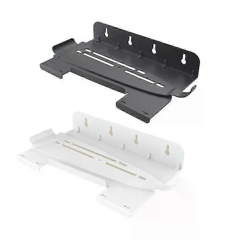 Wall mount controller stand for PS5 Pro Slim console, with controller storage bracket and PS5 Slim controller hook.