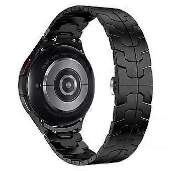 Für Samsung Galaxy Watch6/Watch 5/Watch FE 40mm/Watch4 Uhrenarmband aus Edelstahl mit Bu