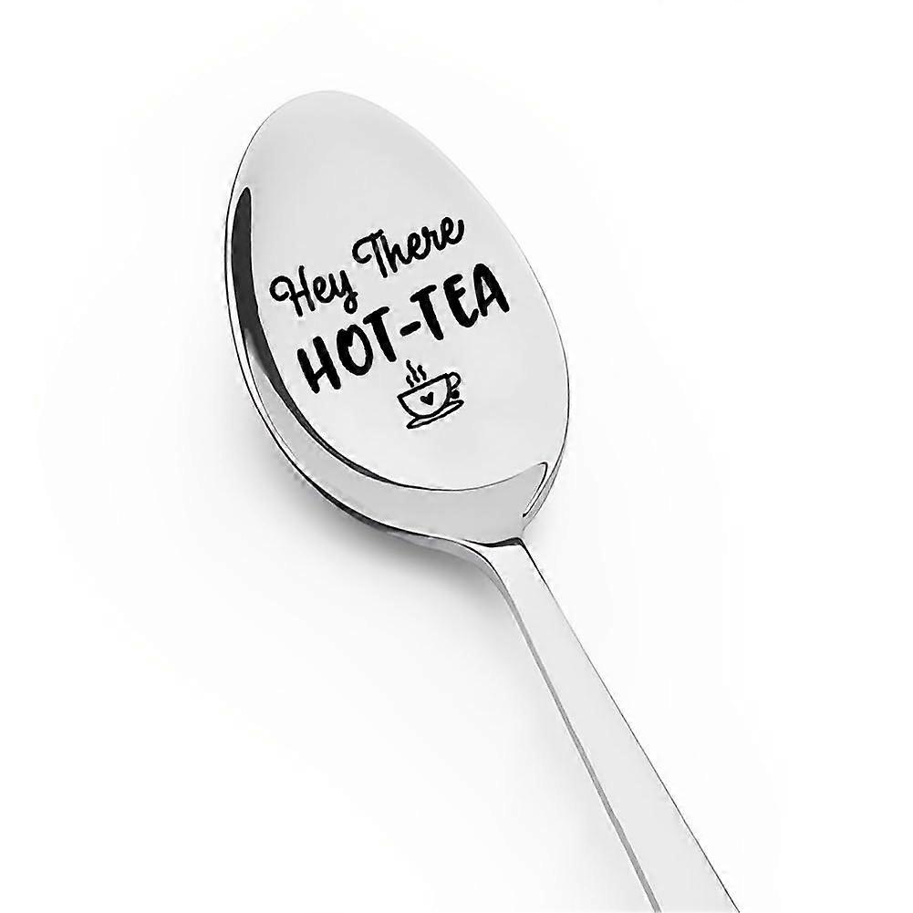 Engraved Tea Spoon with Sentimental Message for Tea Lovers, Friends, Couples, Christmas Gift