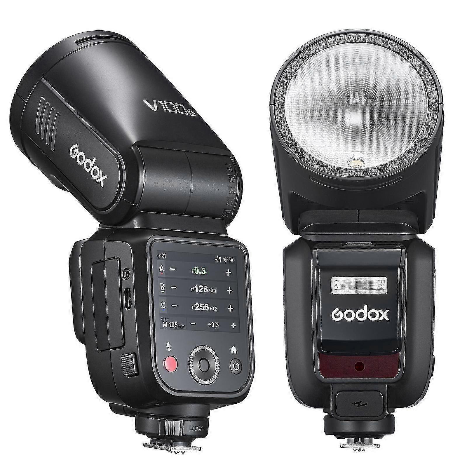Godox V100 Rundkopf TTL Blitz Speedlite