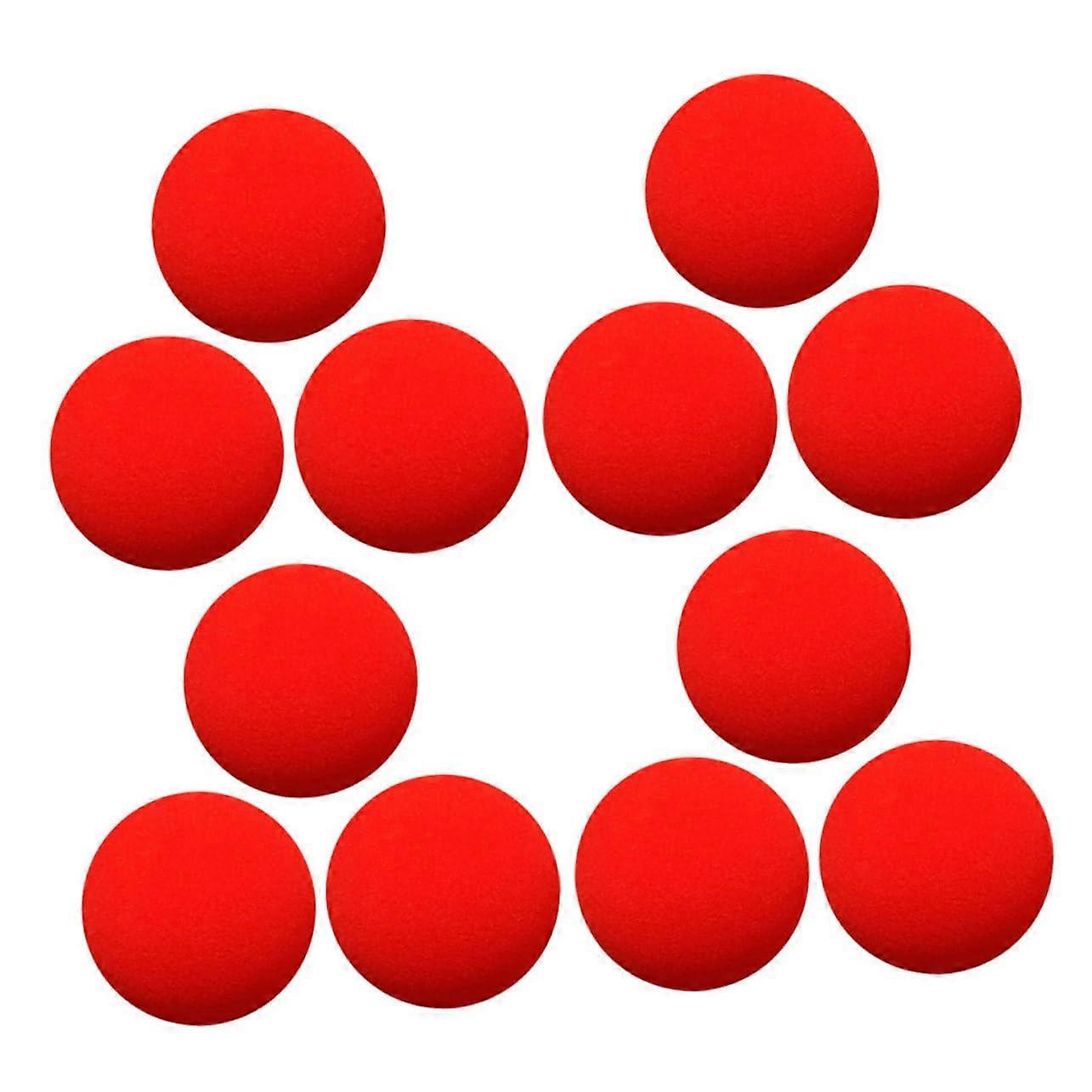 Sponge Ball Magic Trick Set, 12pcs Red Magic Sponge Balls for Close Up and Stage Performance