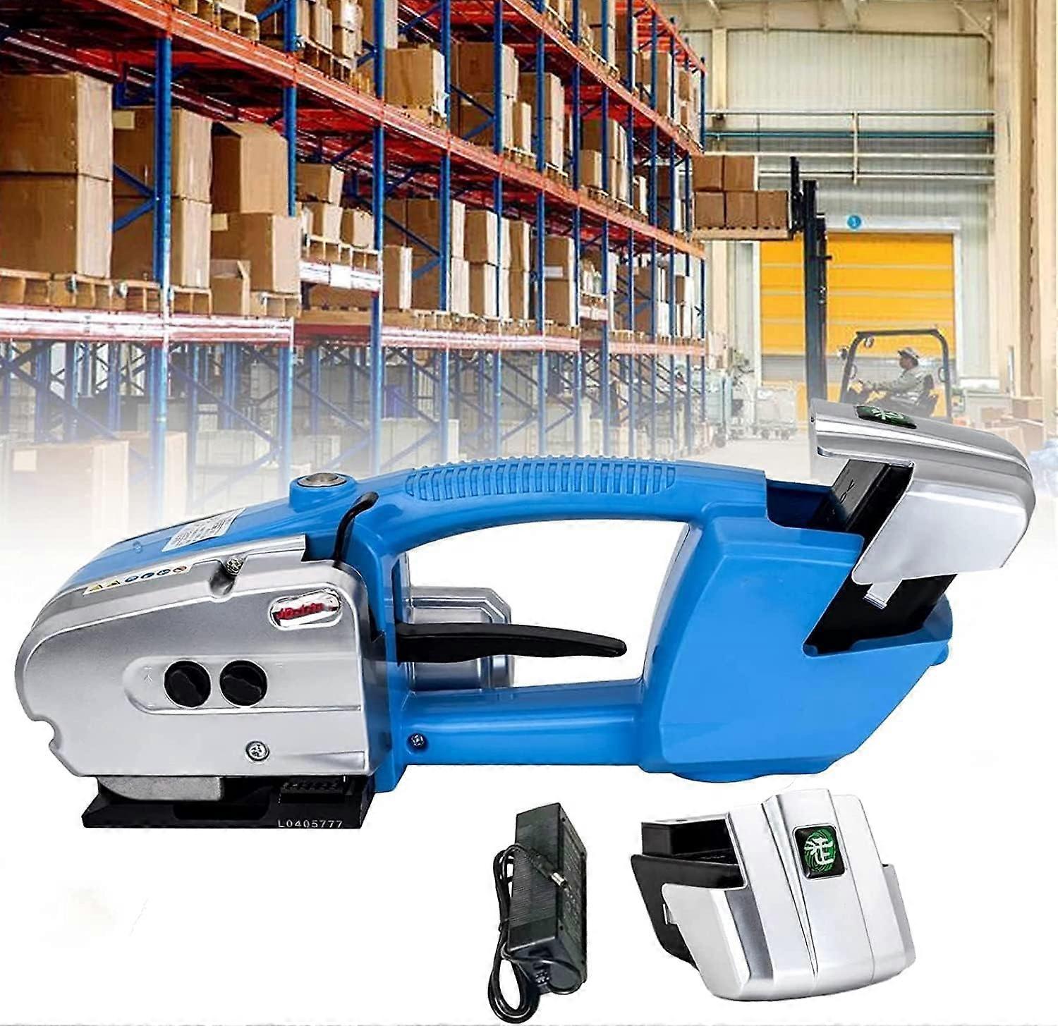 Electric Strapping Tool with Automatic Strap Welding, Battery Powered PET PP Banding for 1316mm