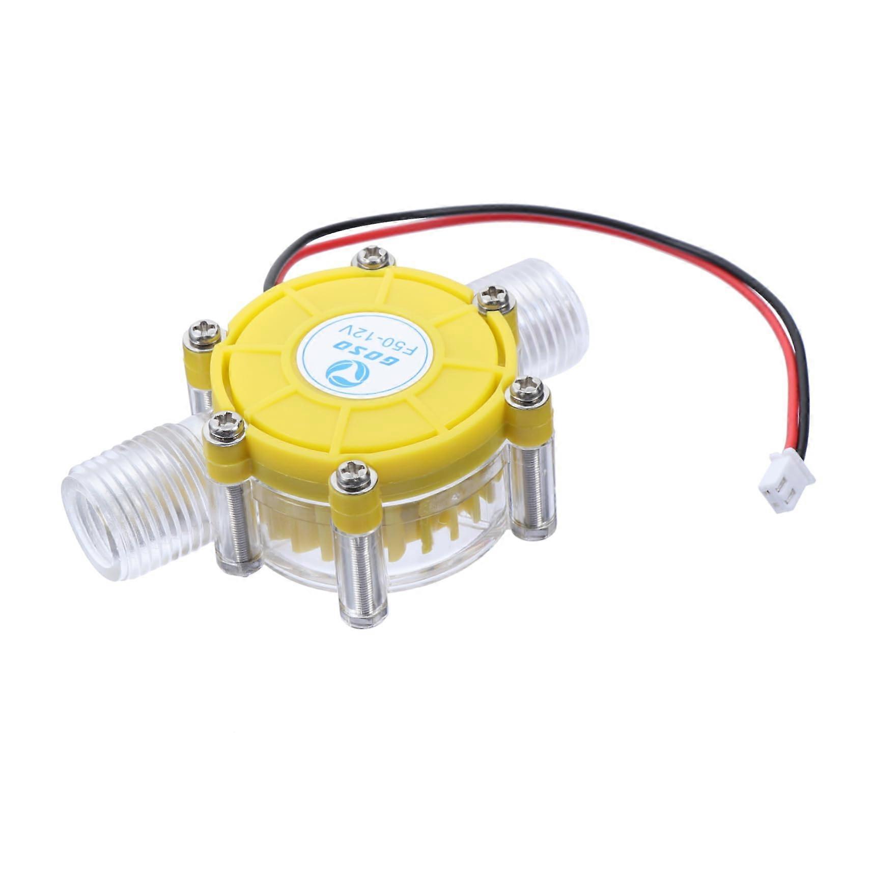 Micro Hydro Generator 12V Low Pressure Water Flow Turbine Compact Easy Install for Stable Power