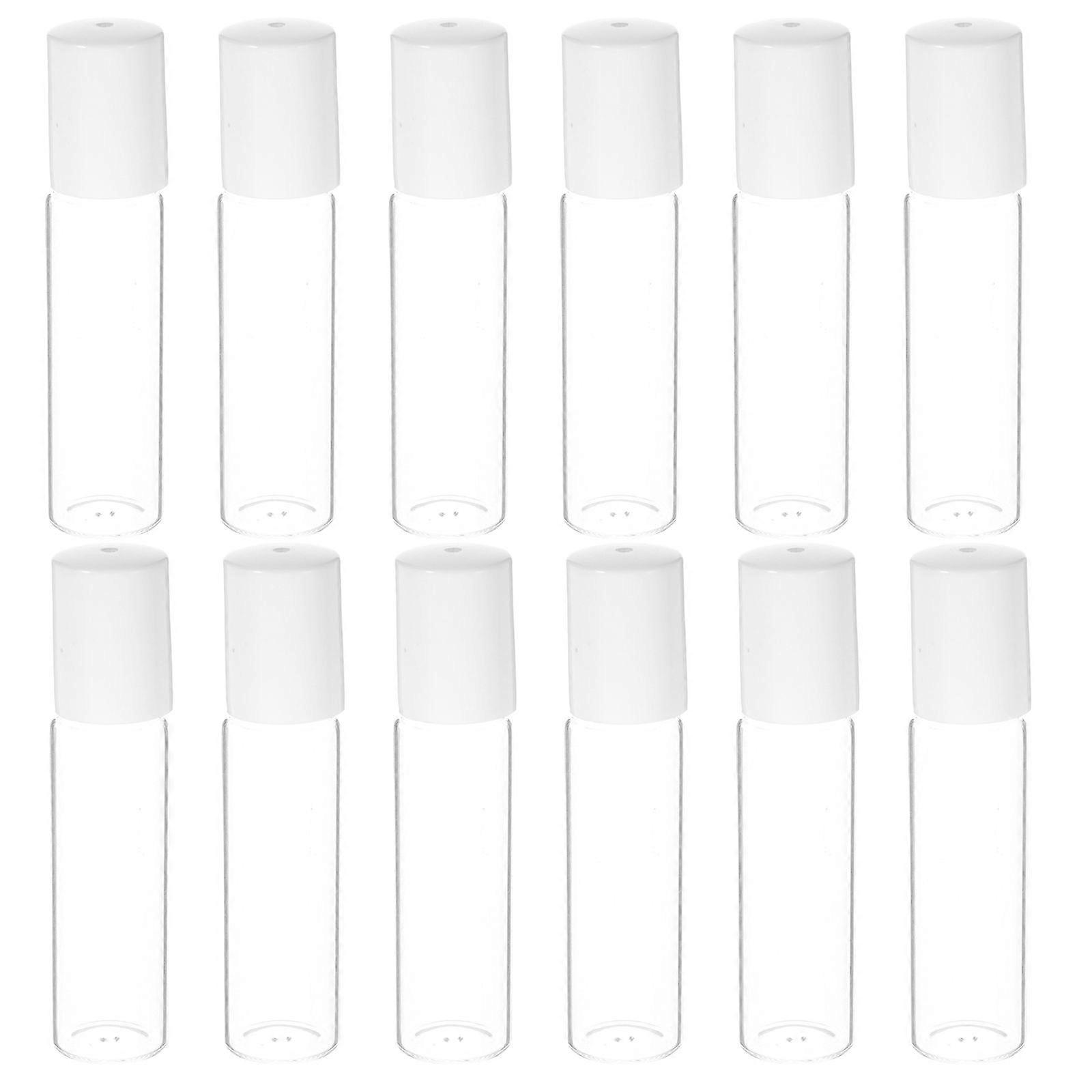 12pcs Empty Roller Ball Bottle Essential Oil Bottle Refillable Sub Bottles