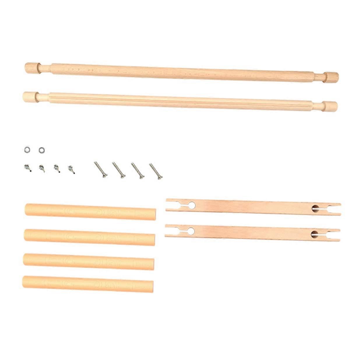 Adjustable Wooden Embroidery Stand with Stable Support and Ergonomic Stitching Angle for Beginners