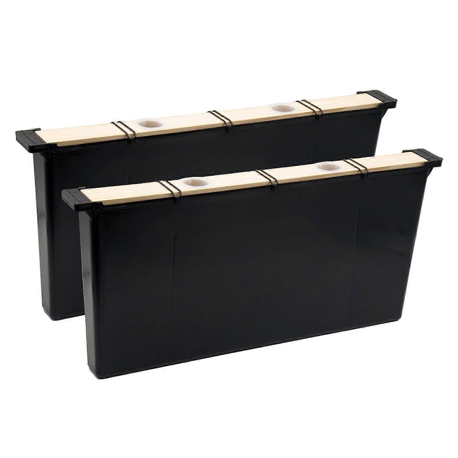 2 Pack 4L Beehive Frame Feeder for Honey Bees, LeakResistant Langstroth Hive Bee Feeder