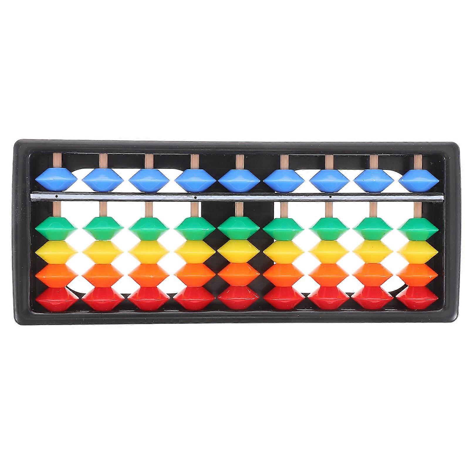 Colorful Plastic Abacus 9Level 5Bead Design for Student Mental Arithmetic and Classroom Learning