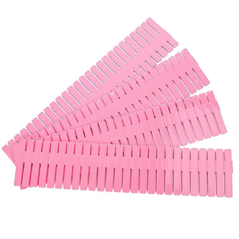 Drawer Grid Divider for Drawer Organizing Pink Flexible Organizer 4Pcs