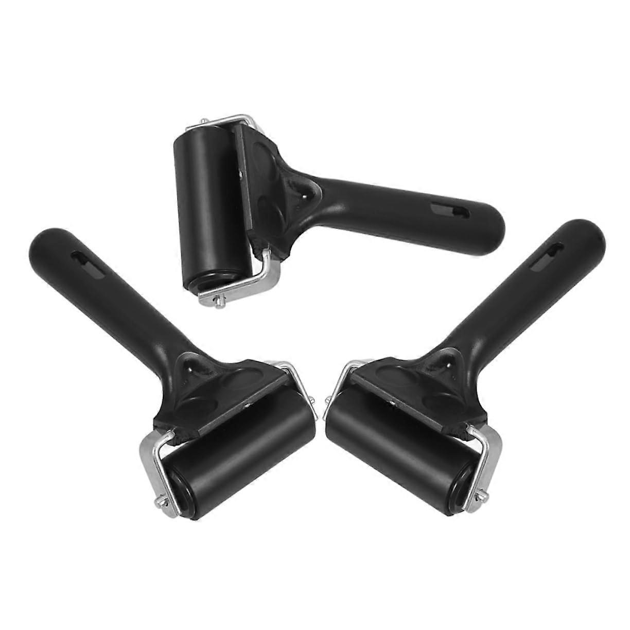 Ink Roller Brayer Set for Even Ink Coverage, Vinyl Application and Wallpaper Smoothing