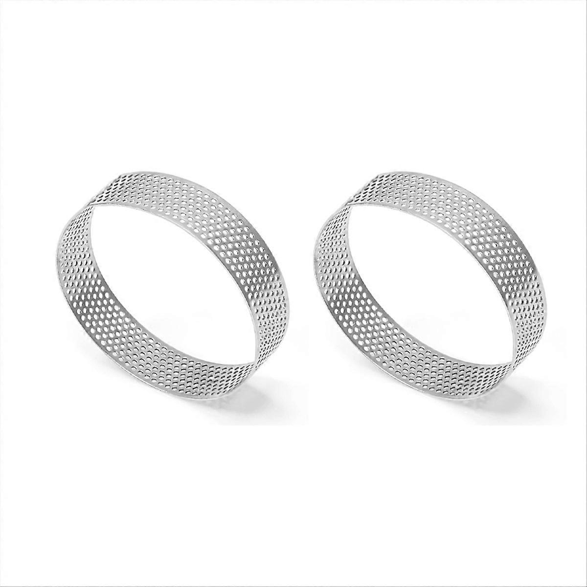 Rustfritt stål terteform ring tartelett kake mousseformer 7 cm