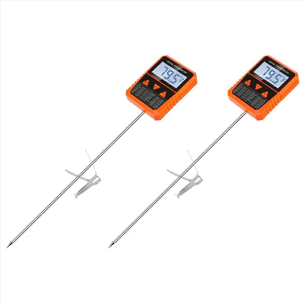 Probe Candy Thermometer with Pot Clip,Alarm Function,IPX6 Waterproof